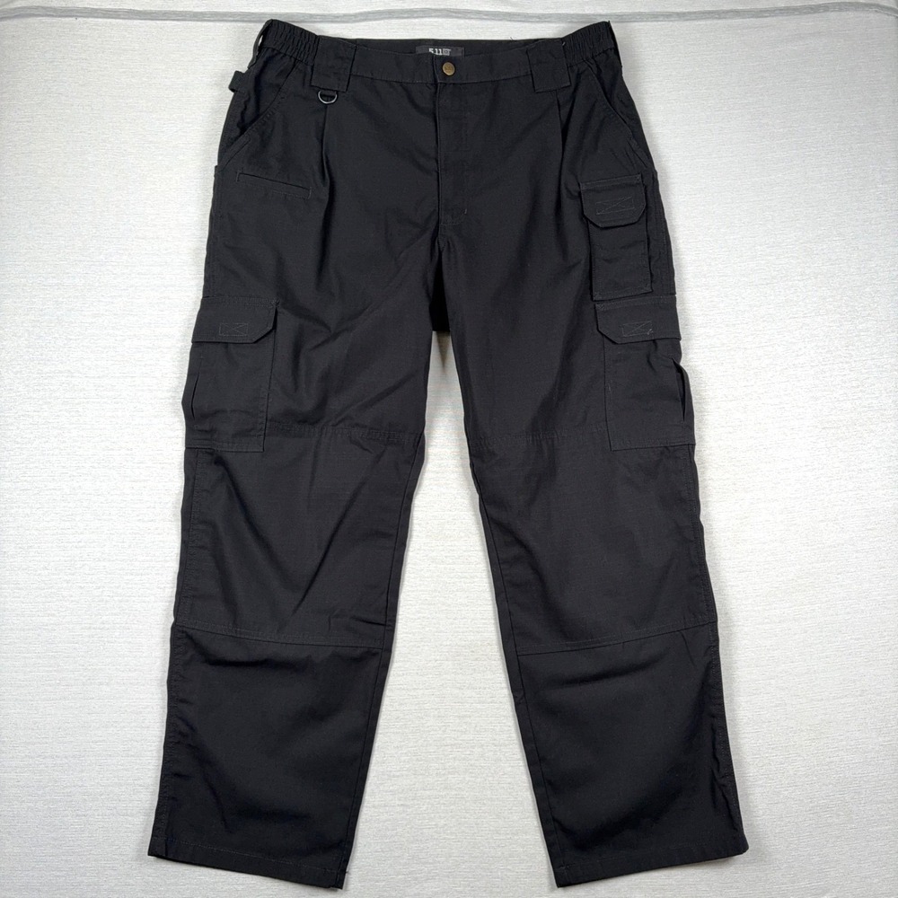 5.11 Tactical Taclite Pro Pants Mens 38x30 Black Polyester Cotton